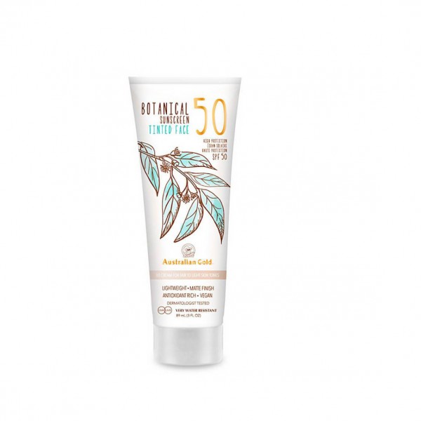 Australian gold ag botanical protector solar facial spf50 fair-light 89ml