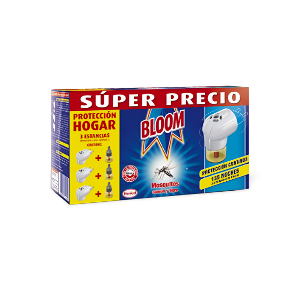 Bloom INSECTICIDA electrico pack ahorro 135 noches