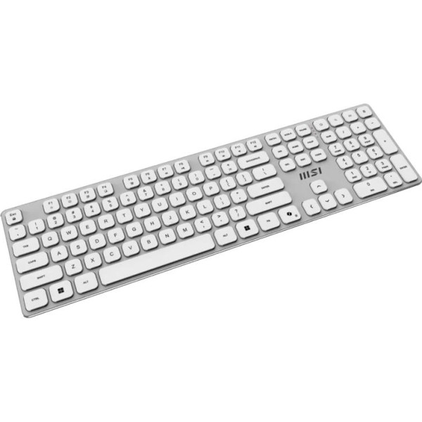 Msi teclado + ratón forge k210 w combo es white